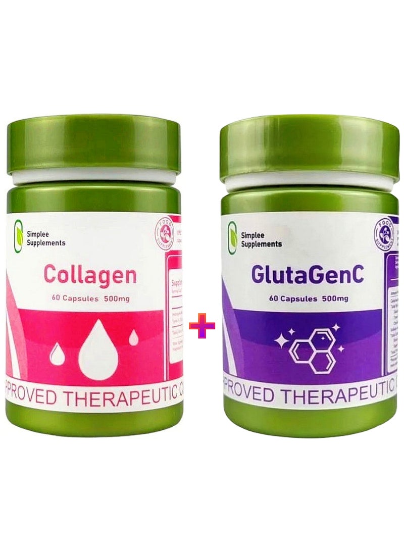 سيمبلى سبلمنتس مكمل مجموعة الجلوتاجين و الكولاجين - Image 1